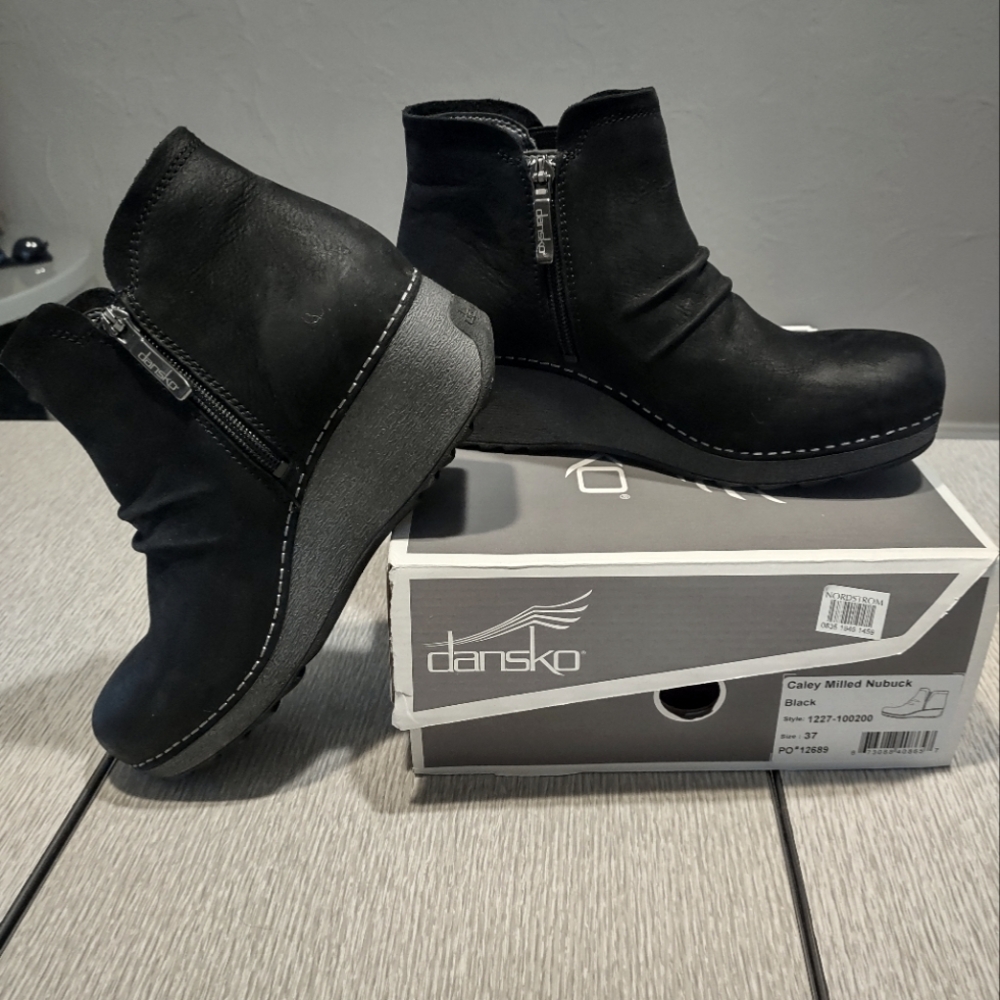 Dansko Caley Boot Black Size 37